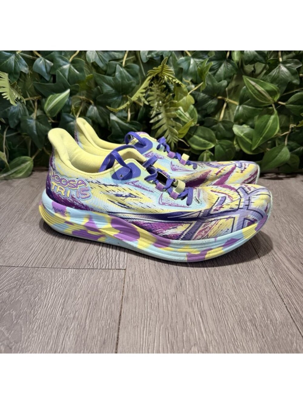 ASICS Noosa Tri Shoes Womens Size 10.5 Multicolor Mesh Running Sneakers 1012B429